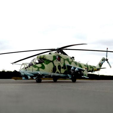 Макет вертолета Ми-24